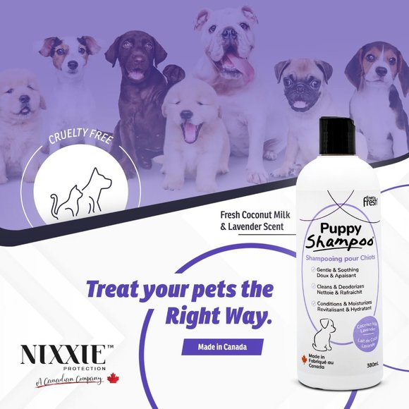 Puppy Dog Pet Shampoo by EnviroFresh - Made In Canada - Picture 3 of 5